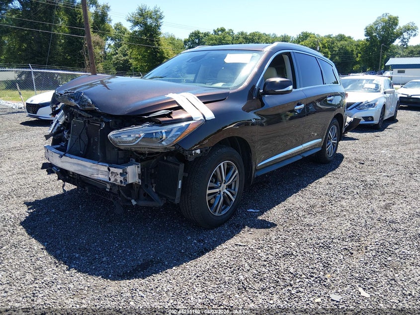 Vin: 5n1dl0mm2lc500763, lot: 45793016, infiniti qx60 luxe awd 20202
