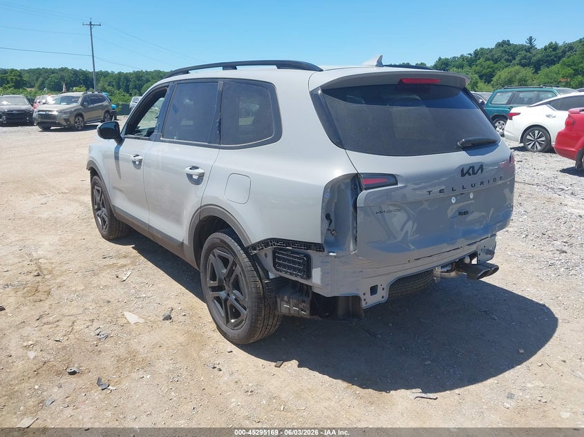 Vin: 5xyp3dgc9sg725008, lot: 45793025, kia telluride ex x-line 20253