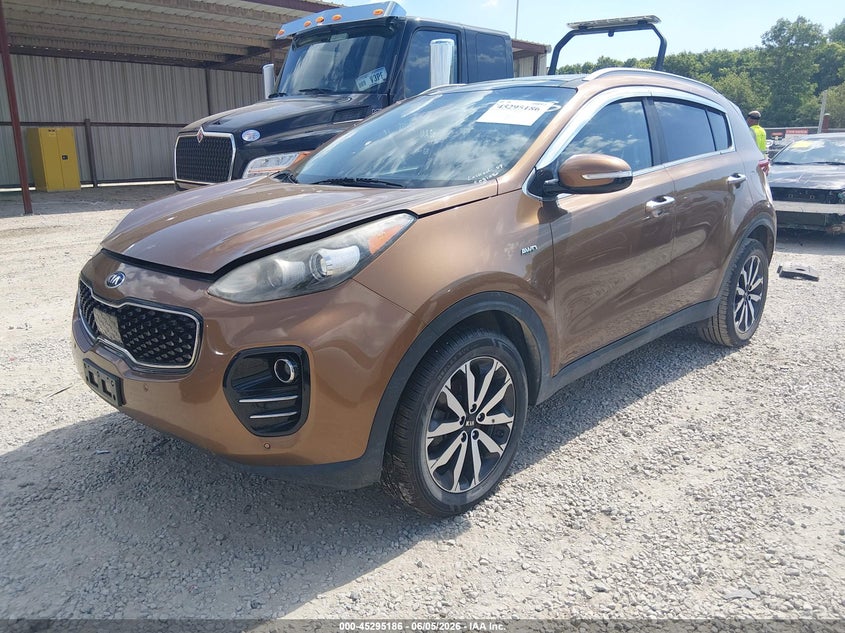 Vin: kndpncac1h7140393, lot: 45793042, kia sportage ex 20172