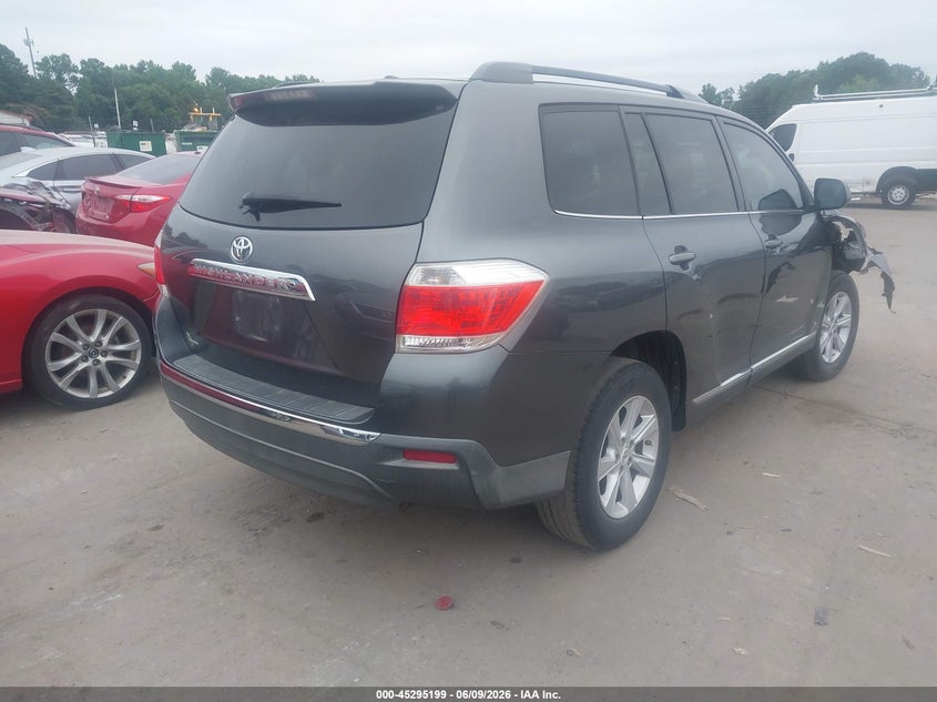 Vin: 5tdza3eh3bs011272, lot: 45793055, toyota highlander 20114