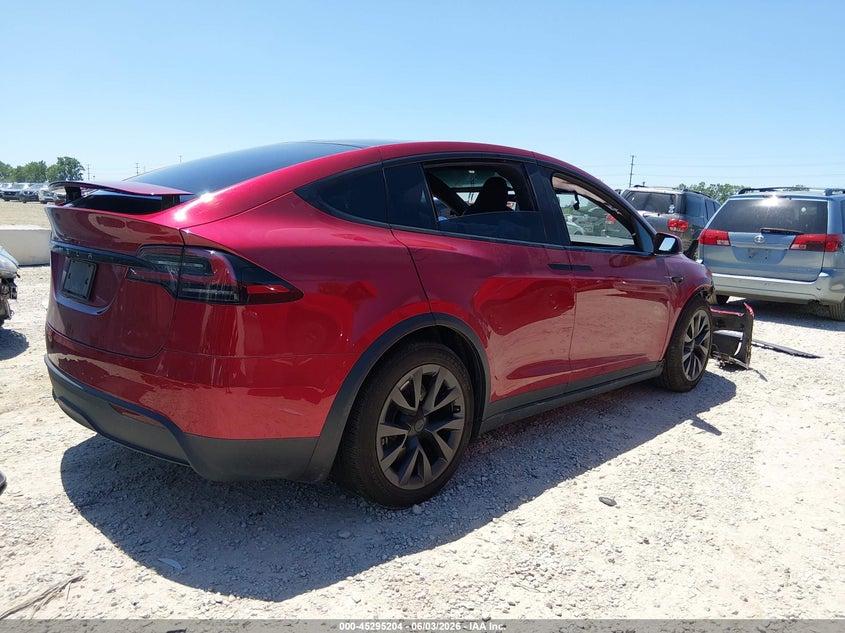 Vin: 7saxcde57pf420998, lot: 45793060, tesla model x dual motor all-wheel drive/standard range 20234