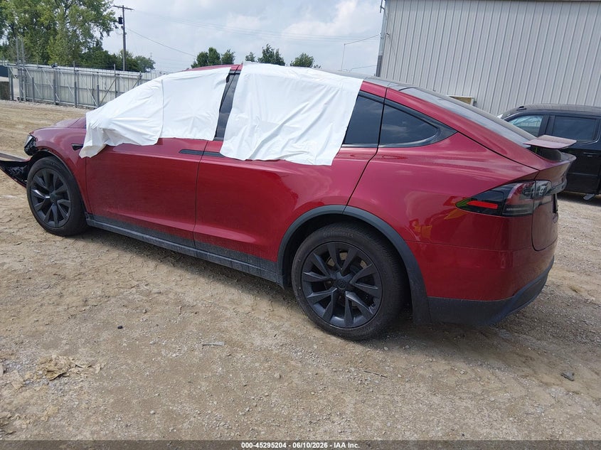 Vin: 7saxcde57pf420998, lot: 45793060, tesla model x dual motor all-wheel drive/standard range 20233