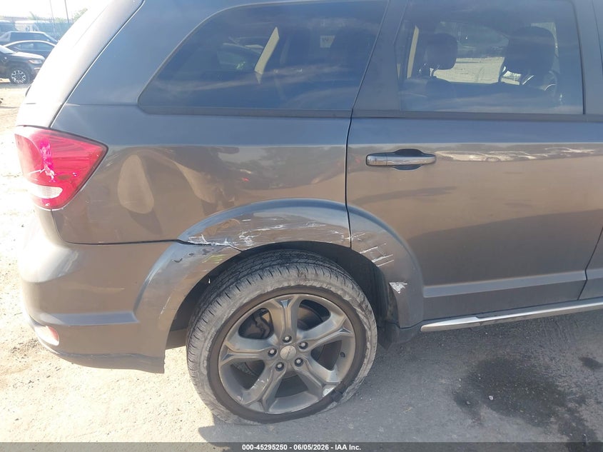 2017 Dodge Journey 3.6 Crossroad Plus Awd grey Lot 111045295250 Vin 3C4PDDGGXHT618339