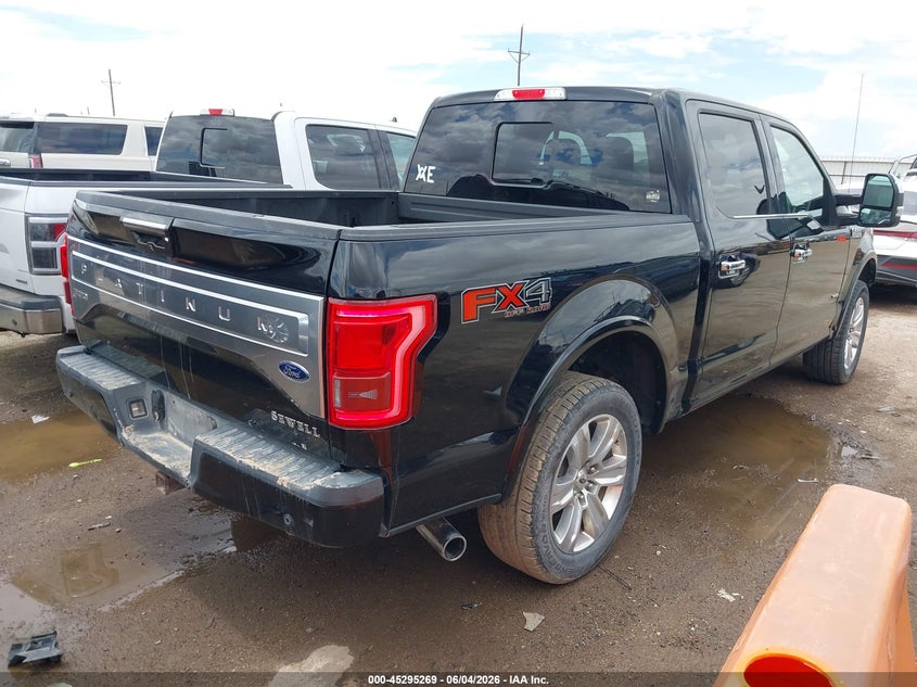 Vin: 1ftew1eg5hfa45752, lot: 45793125, ford f-150 platinum 20174