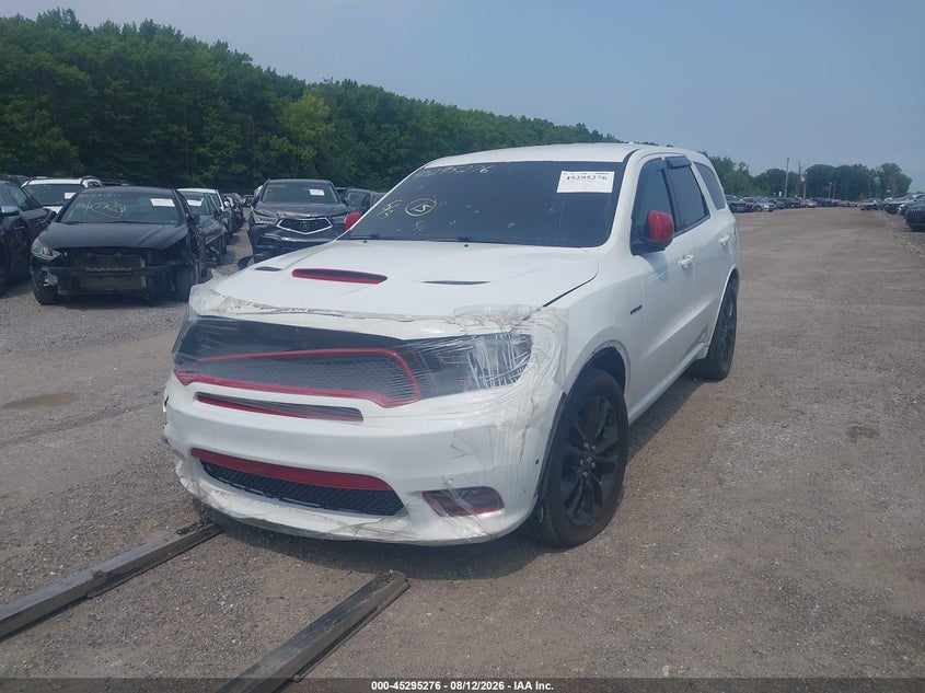 Vin: 1c4sdjct2lc372757, lot: 45793132, dodge durango r/t awd 20202