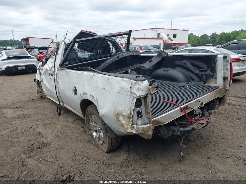 Vin: 3c6jr6dt7kg509333, lot: 45793138, ram 1500 classic tradesman  4x2 8' box 20193
