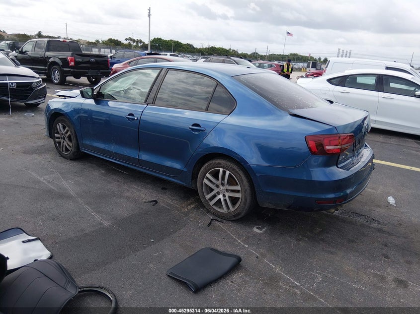 Vin: 3vw2b7aj3jm240397, lot: 45793170, volkswagen jetta 1.4t s 20183