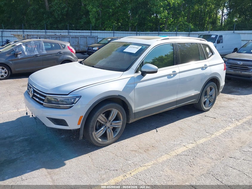 Vin: 3vv5b7ax2jm123545, lot: 45793204, volkswagen tiguan 2.0t sel premium 20182