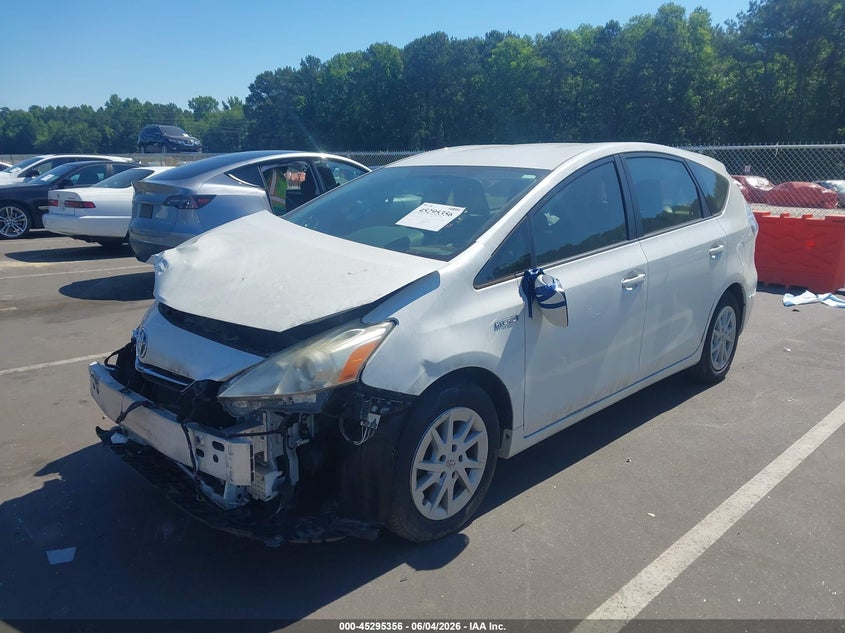 2012 TOYOTA PRIUS V auction photo 2