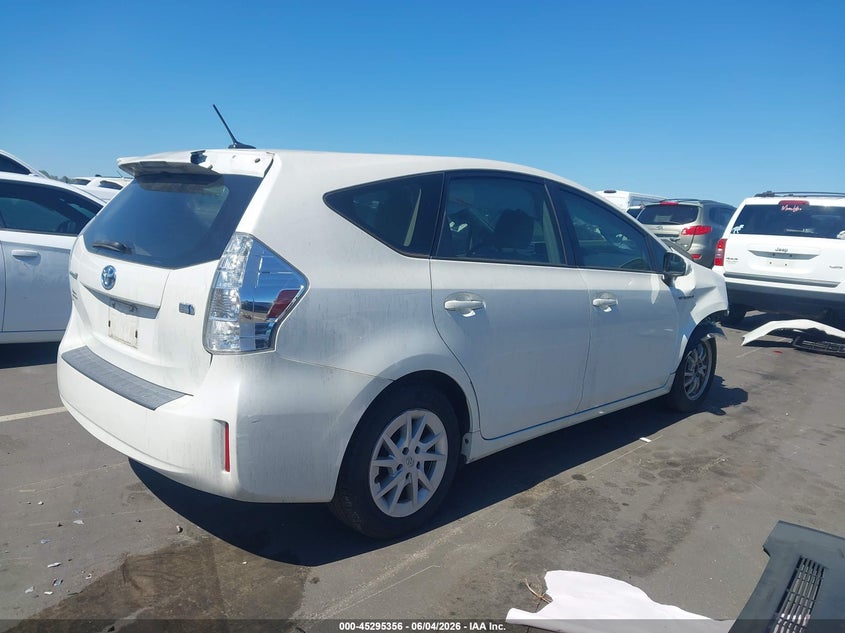 2012 TOYOTA PRIUS V auction photo 4