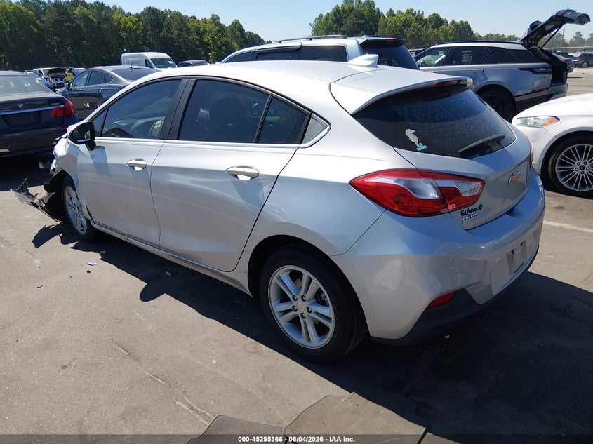 Vin: 3g1be6sm2hs573329, lot: 45793222, chevrolet cruze lt auto 20173