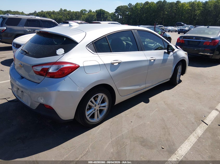 Vin: 3g1be6sm2hs573329, lot: 45793222, chevrolet cruze lt auto 20174