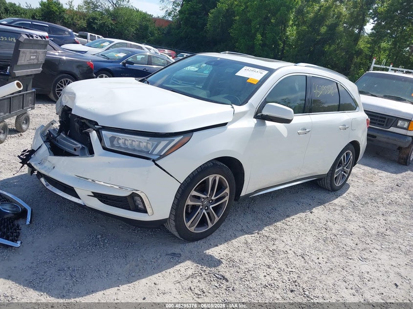 Vin: 5j8yd4h8xjl027054, lot: 45793232, acura mdx advance package 20182