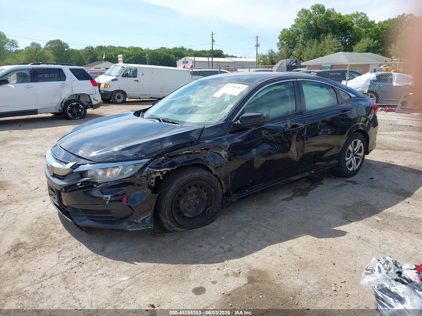 2017 Honda Civic Lx 19XFC2F58HE070378 photo 1