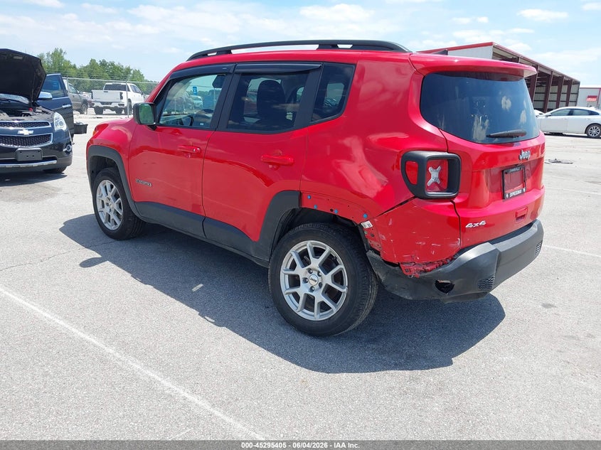 Vin: zacnjdb19ppp54385, lot: 45793261, jeep renegade latitude 4x4 20233