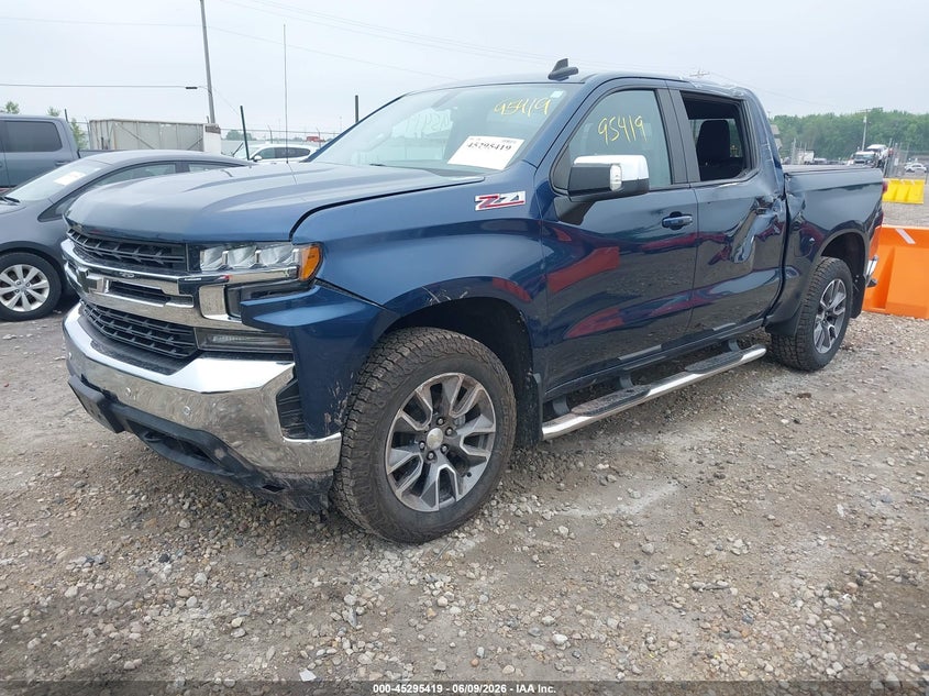 Vin: 3gcuydedxmg199153, lot: 45793276, chevrolet silverado 1500 4wd  short bed lt 20212