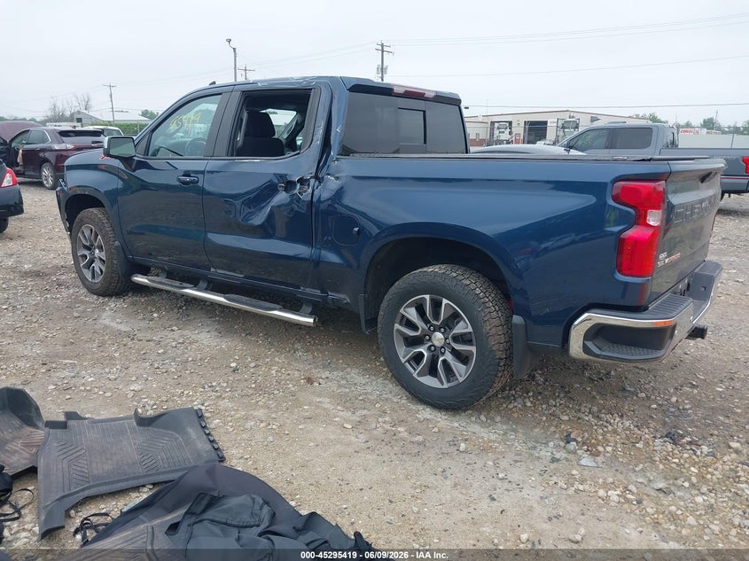 Vin: 3gcuydedxmg199153, lot: 45793276, chevrolet silverado 1500 4wd  short bed lt 20213