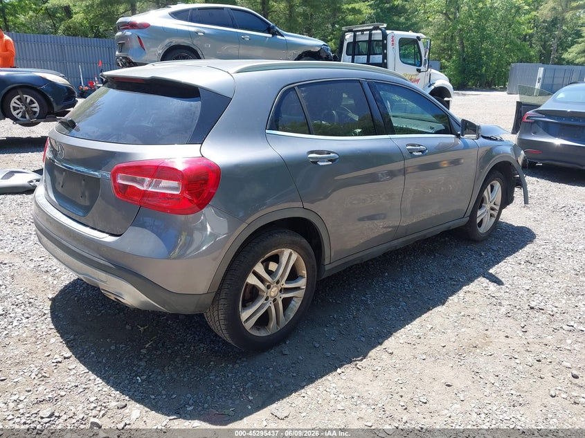 Vin: wdctg4eb9fj178058, lot: 45793293, mercedes-benz gla 250 20154