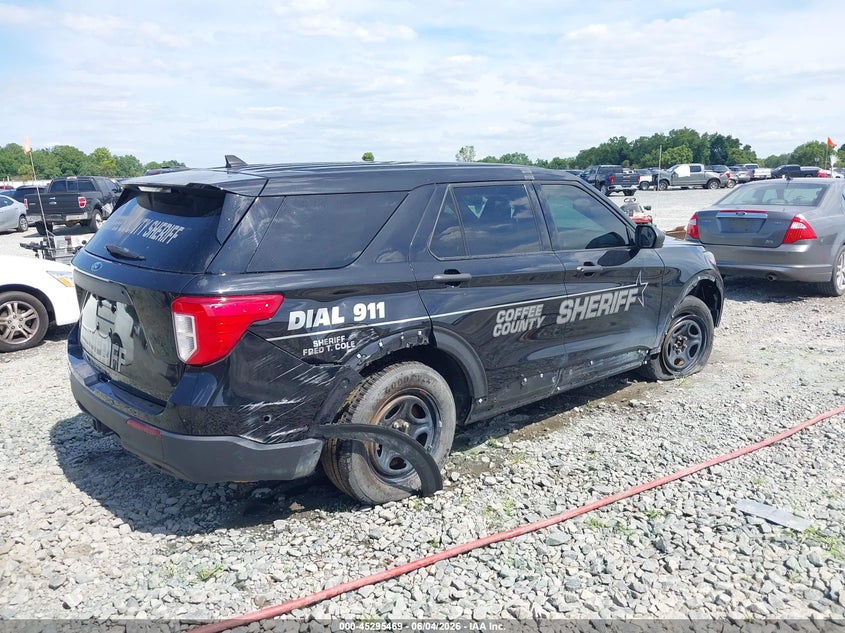 Vin: 1fm5k8ab1mga07479, lot: 45793325, ford police interceptor utility 20214
