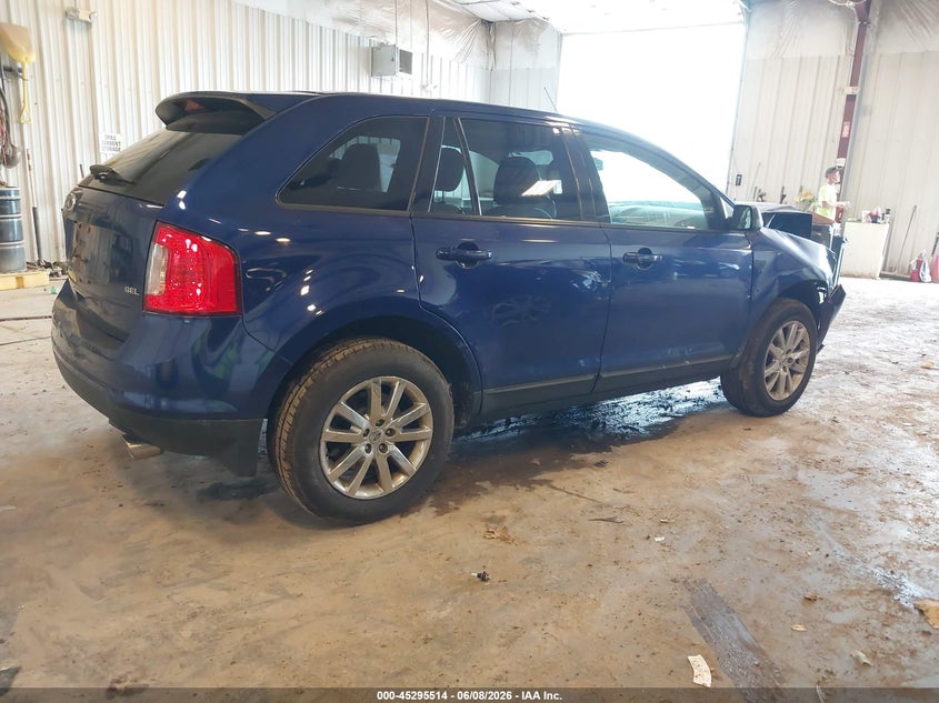 Vin: 2fmdk3jc0dba47843, lot: 45793370, ford edge sel 20134
