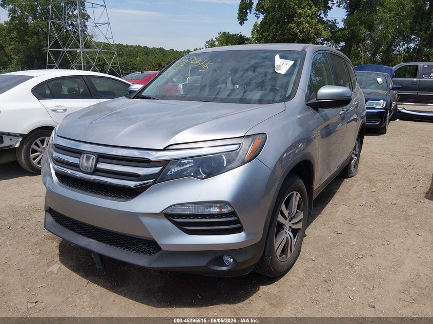Vin: 5fnyf6h65hb092250, lot: 45793371, honda pilot ex-l 20172
