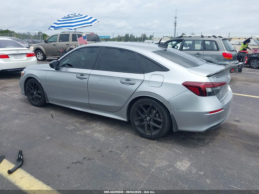 Vin: 2hgfe2f56sh580557, lot: 45793396, honda civic sport 20253