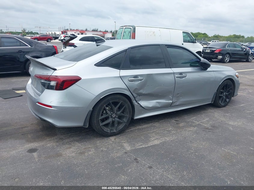 Vin: 2hgfe2f56sh580557, lot: 45793396, honda civic sport 20254