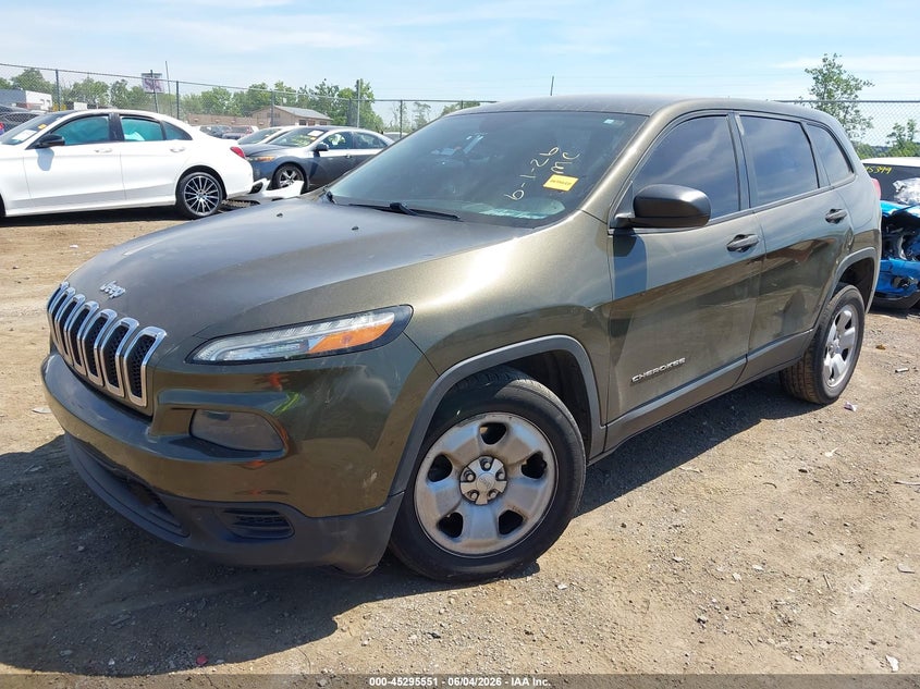 Vin: 1c4pjlab0ew231109, lot: 45793407, jeep cherokee sport 20142