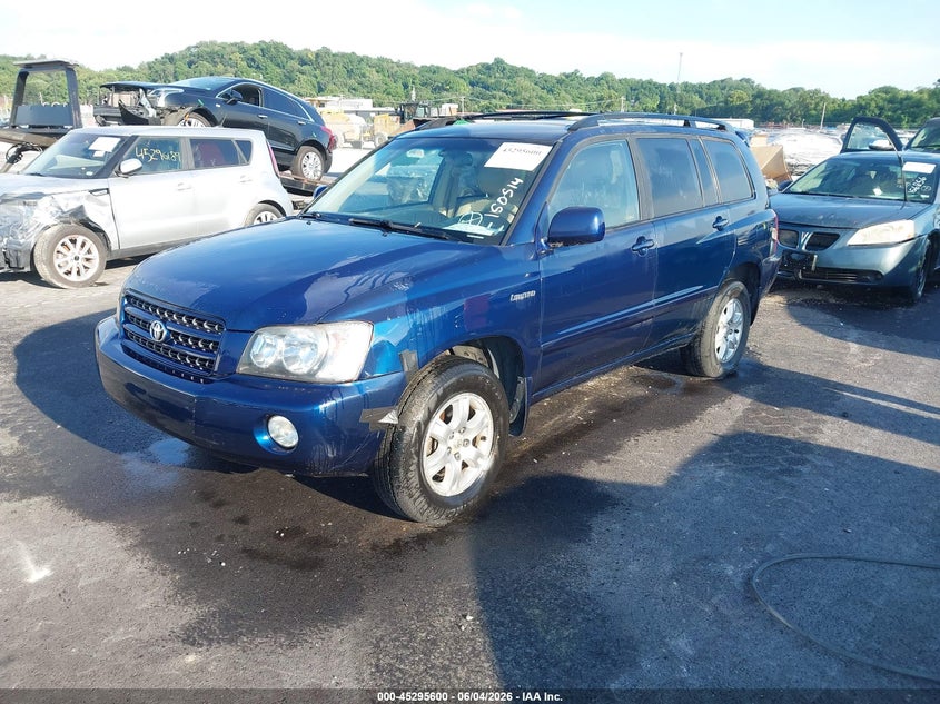 2003 Toyota Highlander, Обычный износ, IAAI, VIN JTEHF21A530150514 — фото 2