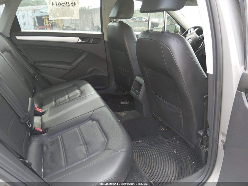 2012 VOLKSWAGEN PASSAT SEDAN 2.5L I-5 DOHC, VVT, 170HP