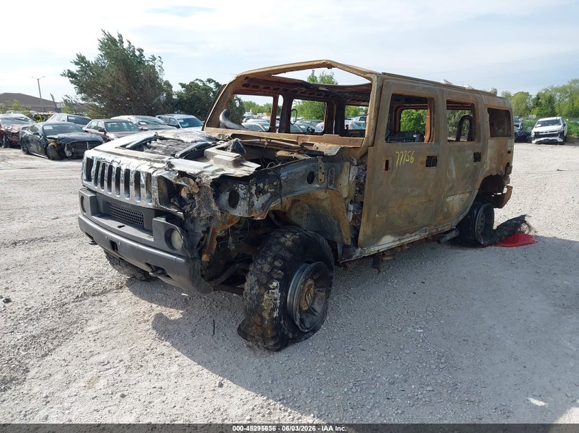 2004 HUMMER H2 SPORT UTILITY VEHICLE 6.0L V-8 316HP