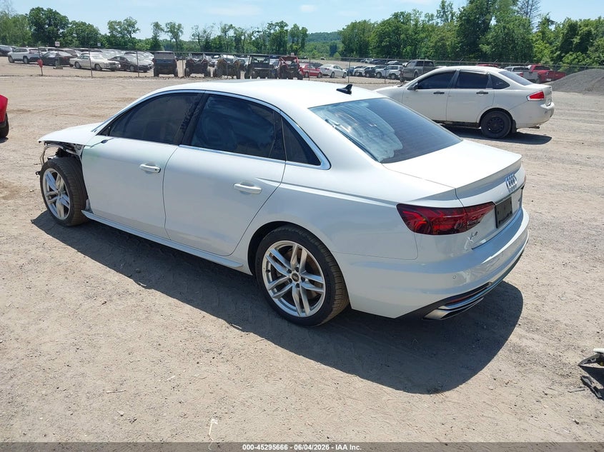 Vin: waueaaf42nn006330, lot: 45793522, audi a4 premium plus 45 tfsi s line quattro s tronic 20223