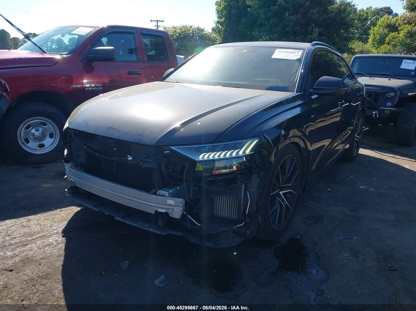 Vin: wa1fvaf10ld023755, lot: 45793523, audi q8 prestige 55 tfsi quattro tiptronic 20202