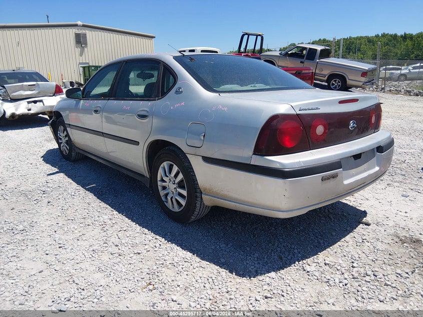 2001 Chevrolet Impala VIN: 2G1WF55E419107305 Lot: 45295717