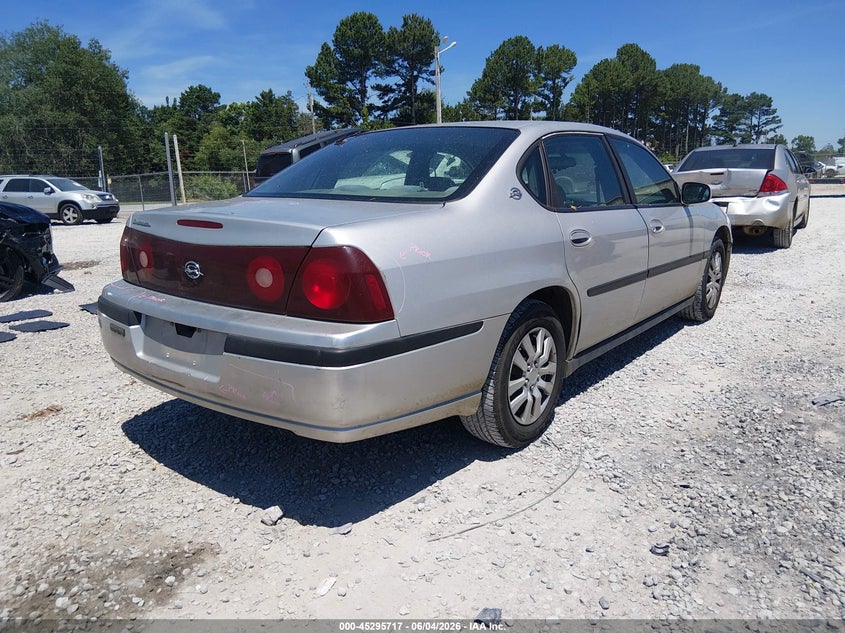 2001 Chevrolet Impala VIN: 2G1WF55E419107305 Lot: 45295717