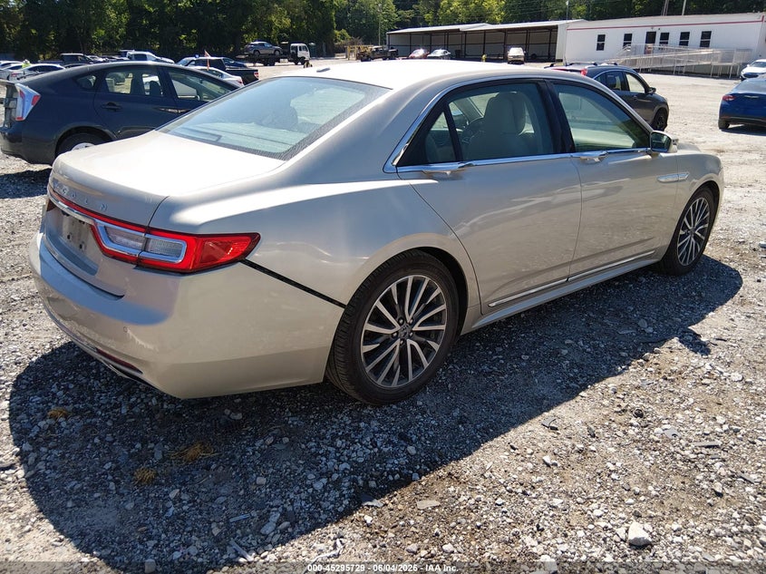 Vin: 1ln6l9sk9h5602183, lot: 45793585, lincoln continental select 20174