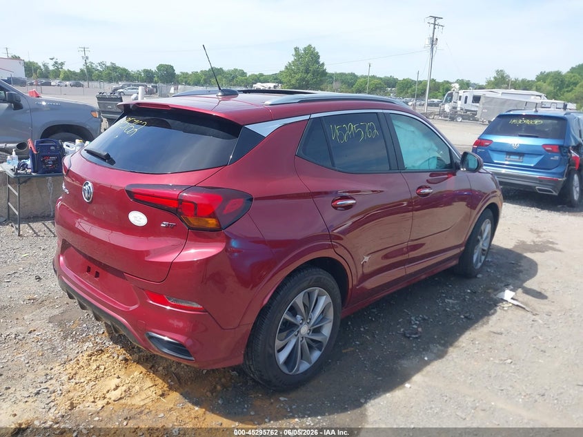 Vin: kl4mmdsl6pb164799, lot: 45793618, buick encore gx select fwd 20234