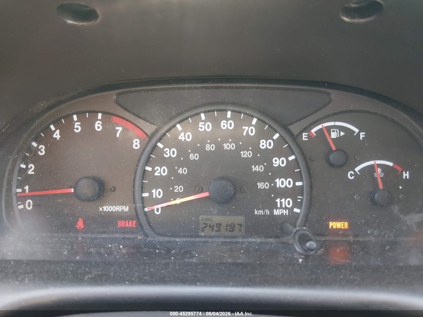 2003 Chevrolet Tracker Hard Top Base VIN: 2CNBE13C236950860 Lot: 45295774