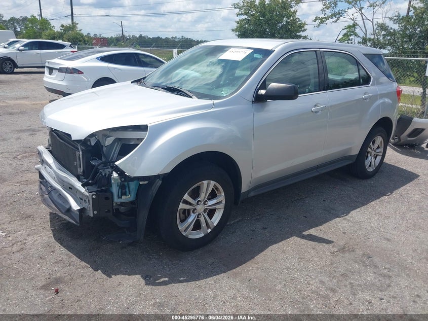 Vin: 2gnalbek8g1141440, lot: 45793632, chevrolet equinox ls 20162