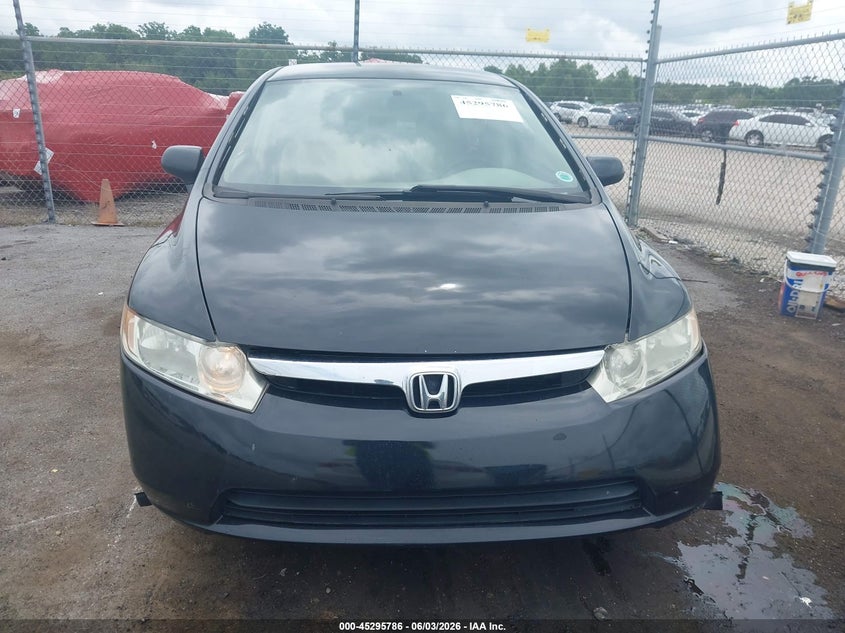 2006 Honda Civic Lx VIN: 1HGFA16576L000862 Lot: 45295786