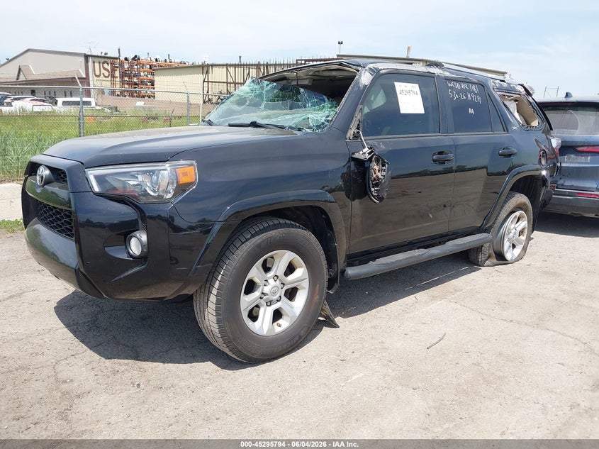 Vin: jtezu5jr9j5191181, lot: 45793650, toyota 4runner sr5 premium 20182