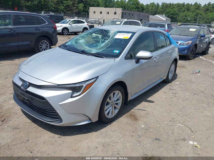 Vin: jtdbcmfe0r3039693, lot: 45793653, toyota corolla hybrid le 20242