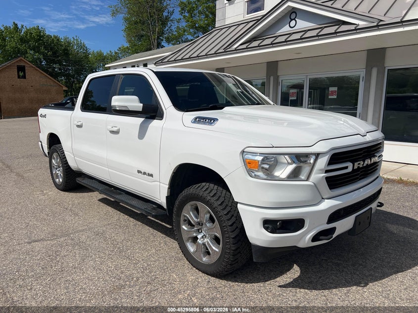 Vin: 1c6srfft3kn775246, lot: 45793662, ram 1500 big horn/lone star  4x4 5'7 box 2019 img_1