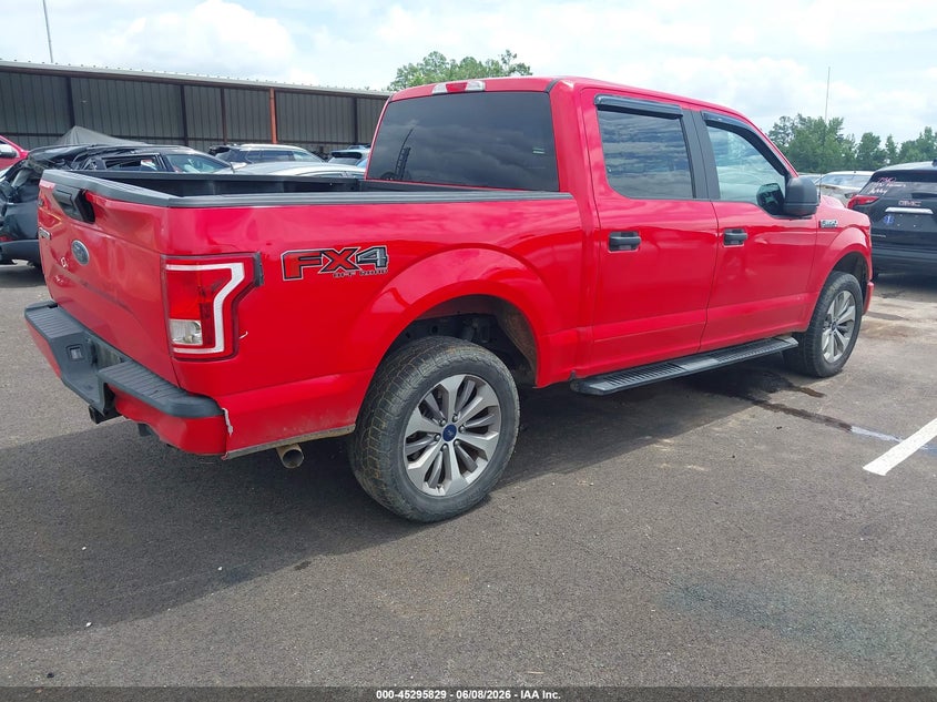 Vin: 1ftew1ef1hkc51598, lot: 45793685, ford f-150 xl 20174