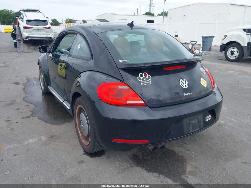 Vin: 3vwf17at7gm634354, lot: 45793690, volkswagen beetle 1.8t classic 20163