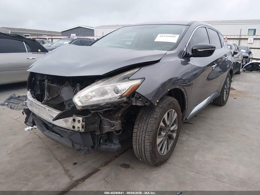 Vin: 5n1az2mg1fn251985, lot: 45793697, nissan murano s 20152