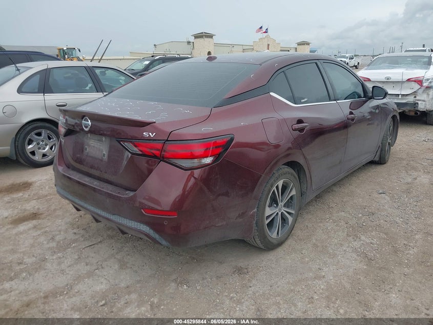 Vin: 3n1ab8cv5ly274537, lot: 45793700, nissan sentra sv xtronic cvt 20204