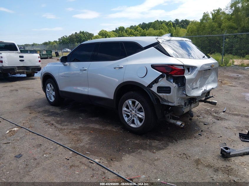 Vin: 3gnkbbra0ms503446, lot: 45793745, chevrolet blazer fwd 1lt 20213
