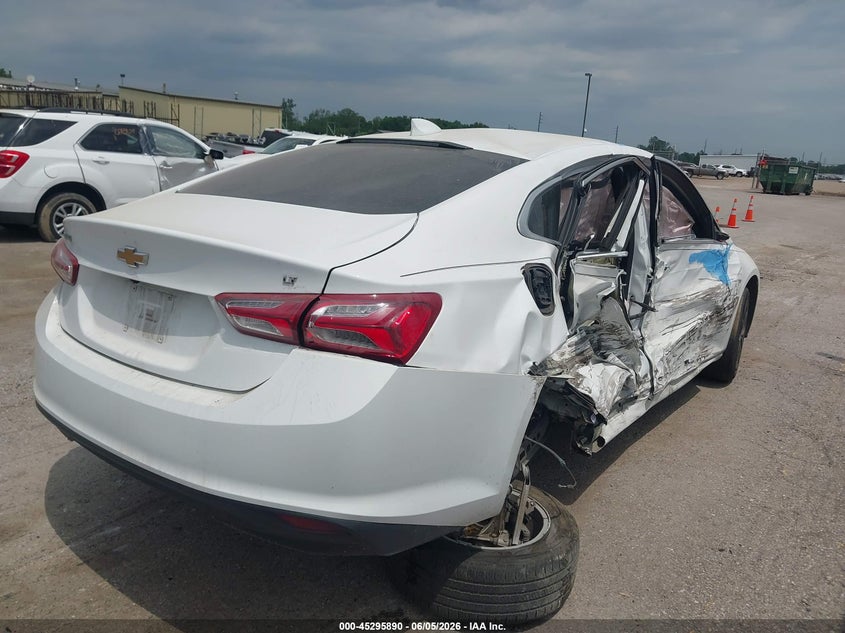 Vin: 1g1zd5st9kf121389, lot: 45793746, chevrolet malibu lt 20194
