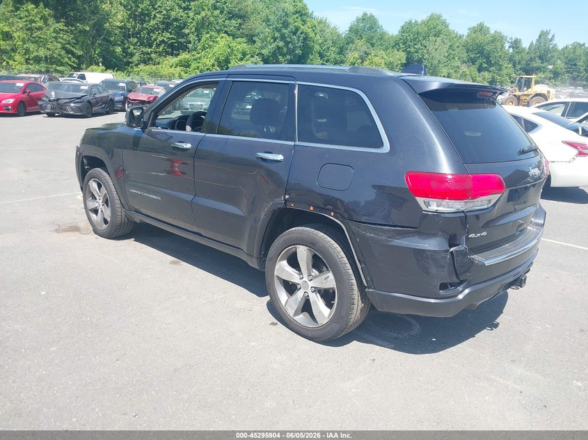 Vin: 1c4rjfct3ec190900, lot: 45793760, jeep grand cherokee overland 20143